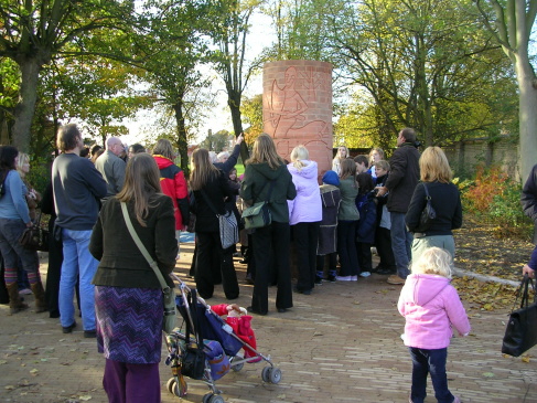 Gildencroft Pillar, Pitt Street entrance, Norwich