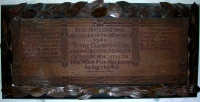 Second World War Roll of Honour, St Augustine's church, Norwich